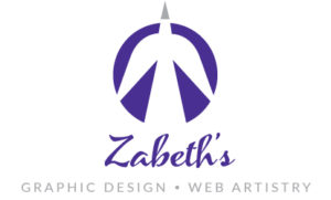 Zabeth's Graphic and Web Design logo with phoenix rising icon