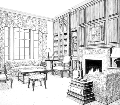 Interior rendering